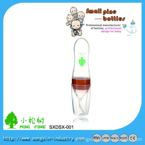 120ML New design new product FDA grade(LFGB grade)BPA Free Silicone Baby Bottle
